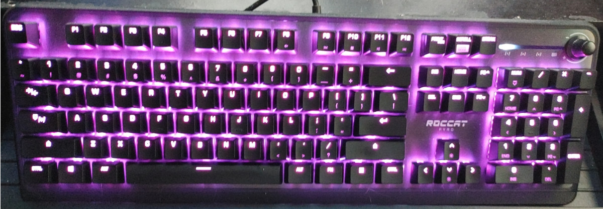 Roccat Pyro Mechanical RGB Gaming Keyboard